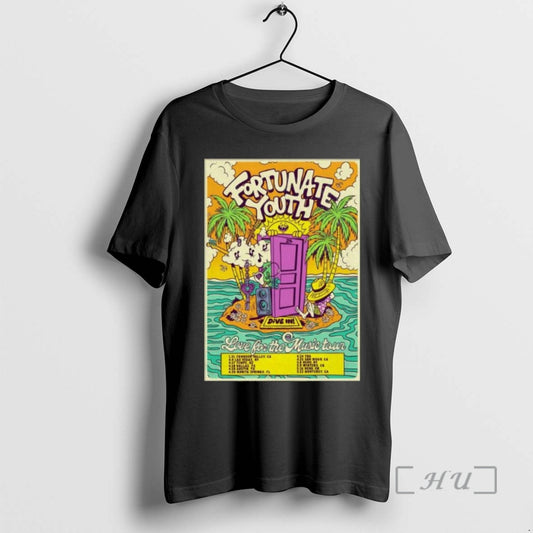 Officials Fortunate Youth Love For The Music Tour 2026 T-Shirts, Hoodie, Sweatshirt | AU18TeeNovaLab.com
