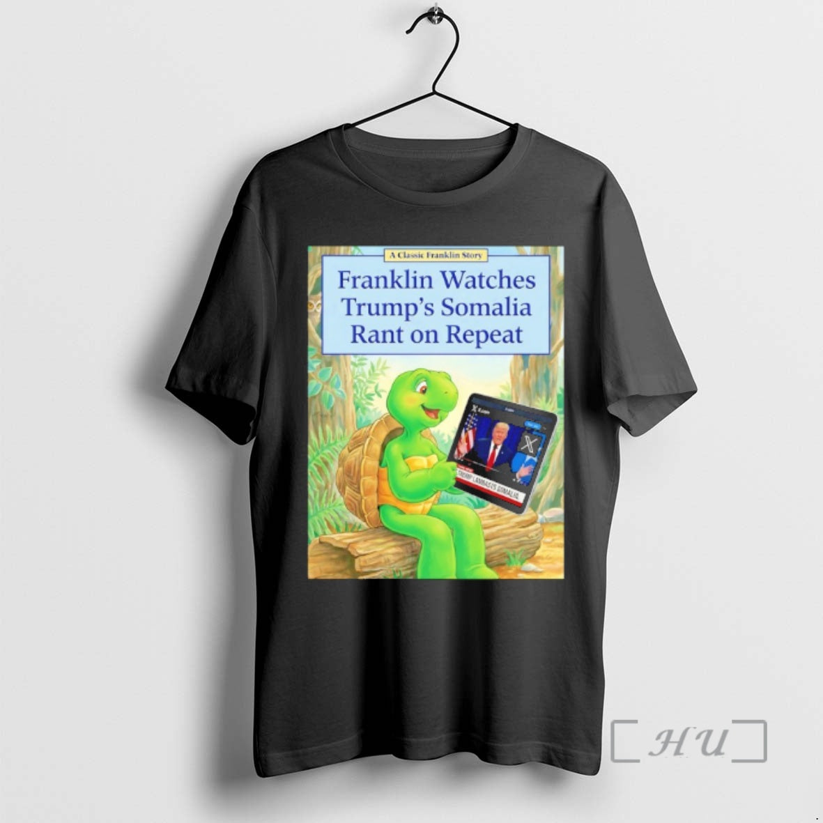 Officials Franklin Watches Trumps Somalia Rant On Repeat T-Shirts, Hoodie, Sweatshirt | AU18TeeNovaLab.com