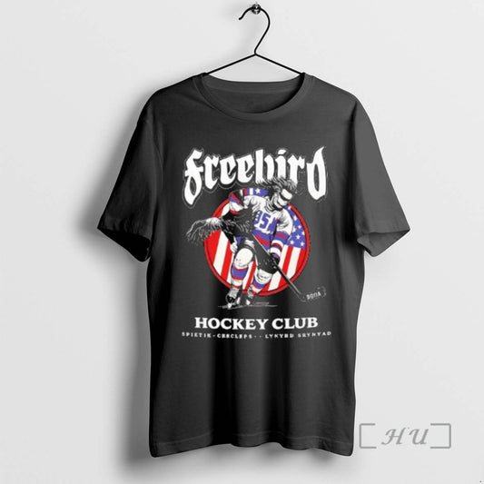 Officials Freebird Hockey Club Lynyrd Skynyrd T-Shirts, Hoodie, Sweatshirt | AU18TeeNovaLab.com