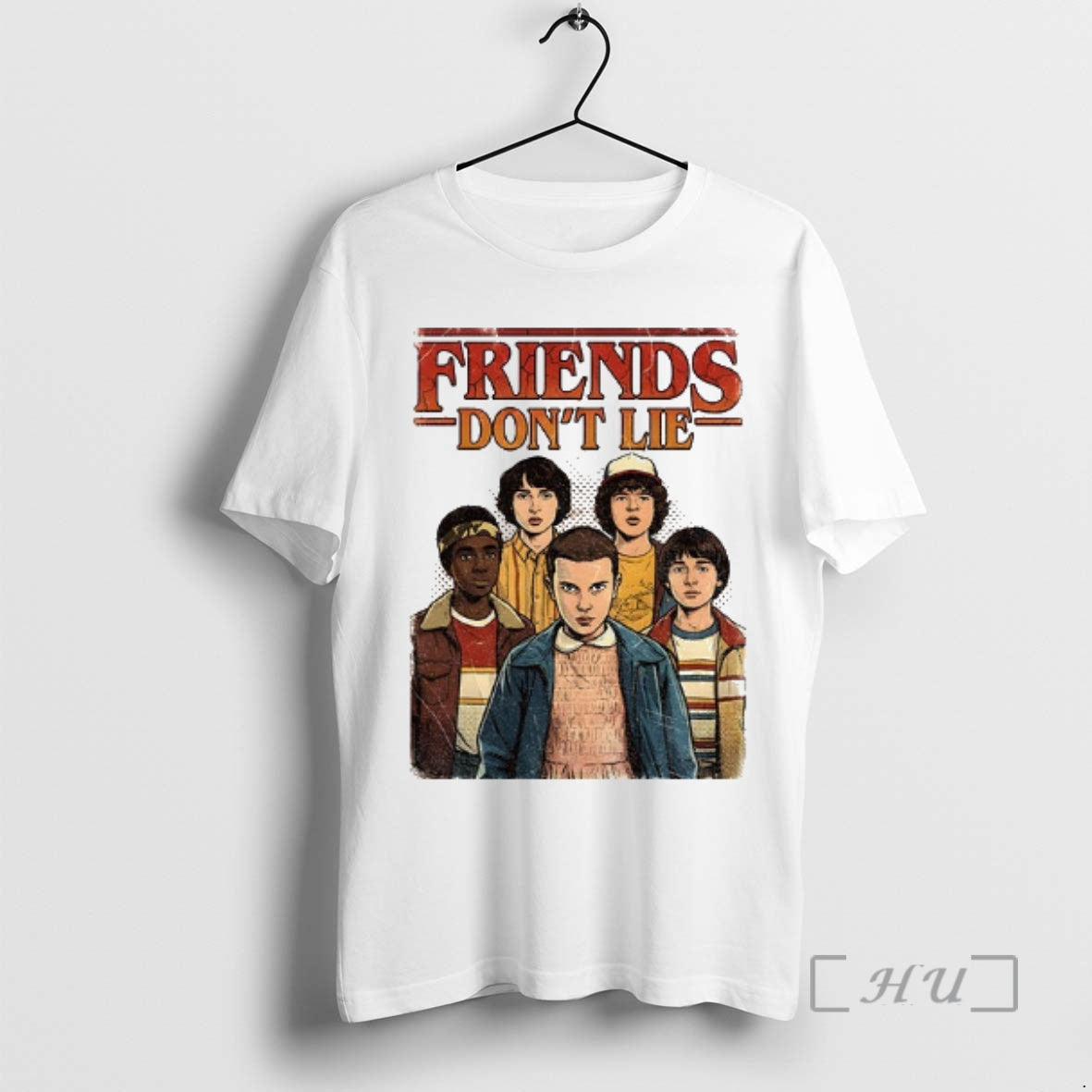 Officials Friends Dont Lie Retro 80s Hawkins T-Shirts, Hoodie, Sweatshirt | AU18TeeNovaLab.com
