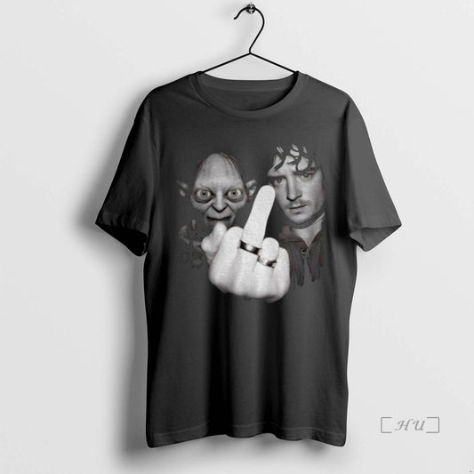 Officials Frodo Baggins Gollum Middle Finger Together Vintage