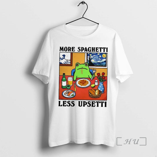 Officials Frog More Spaghetti Less Upsetti T-Shirts, Hoodie, Sweatshirt | AU18TeeNovaLab.com