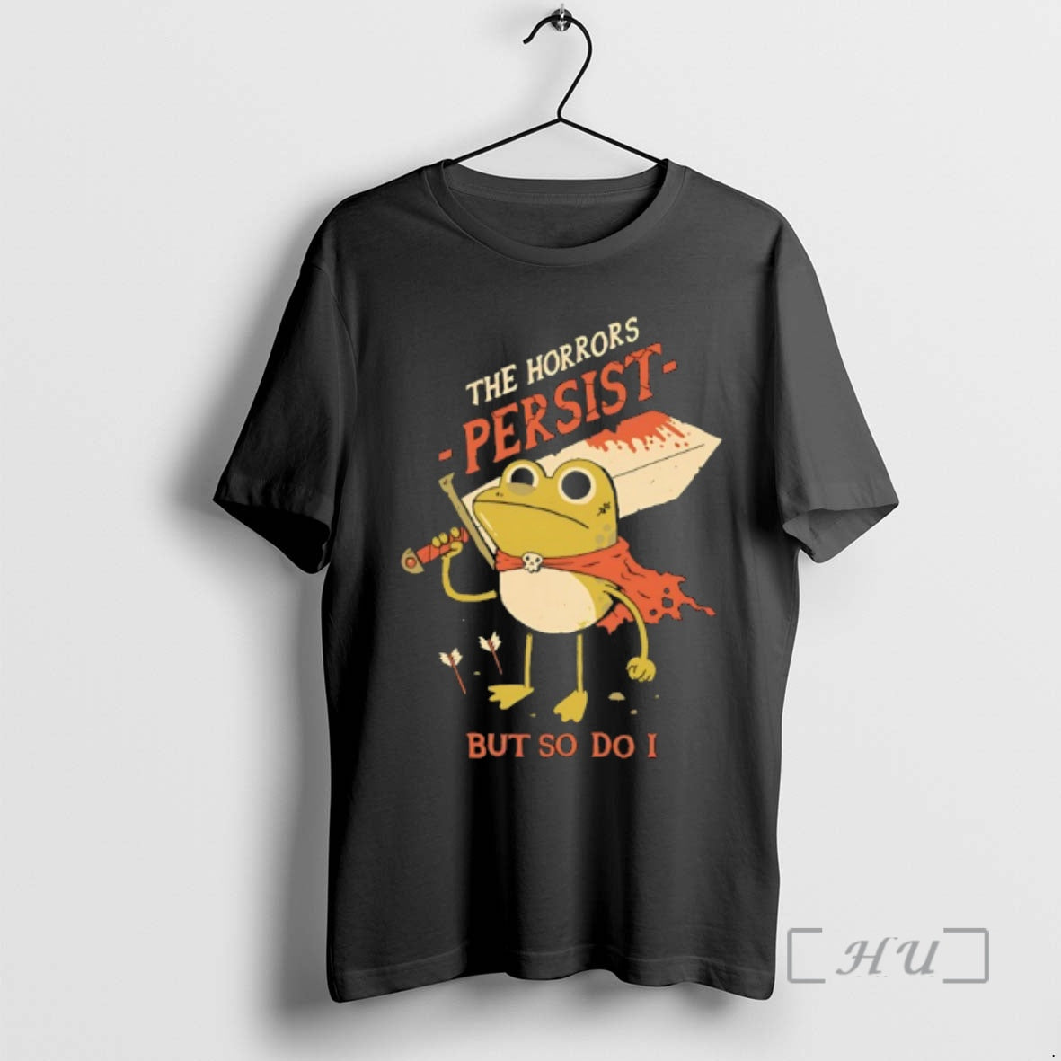Officials Frog The Horrors Persist But So Do I T-Shirts, Hoodie, Sweatshirt | AU18TeeNovaLab.com