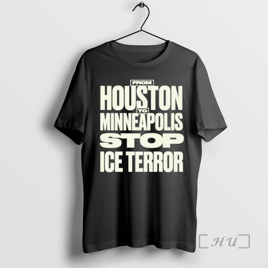 Officials From Houston Minneapolis Stop Ice Terror T-Shirts, Hoodie, Sweatshirt | AU18TeeNovaLab.com