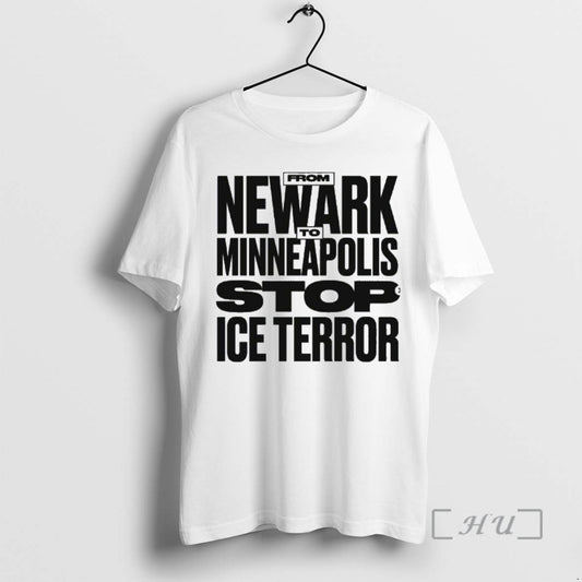 Officials From Newark To Minneapolis Stop Ice Terror T-Shirts, Hoodie, Sweatshirt | AU18TeeNovaLab.com
