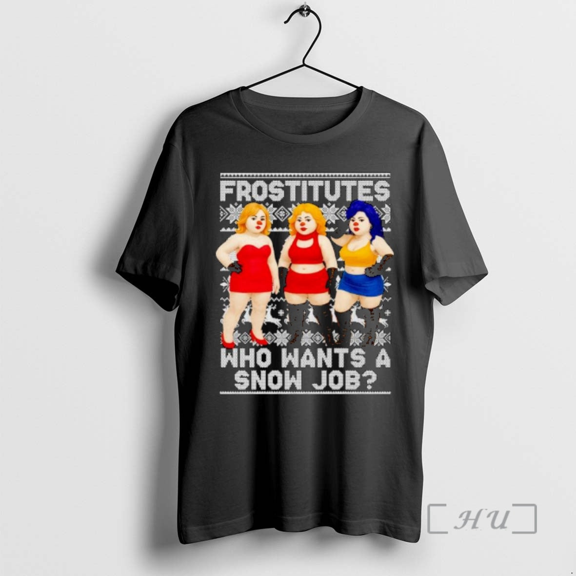 Officials Frostitutes Who Wants A Snow Job Ugly Christmas Ornaments T-Shirts, Hoodie, Sweatshirt | AU18TeeNovaLab.com