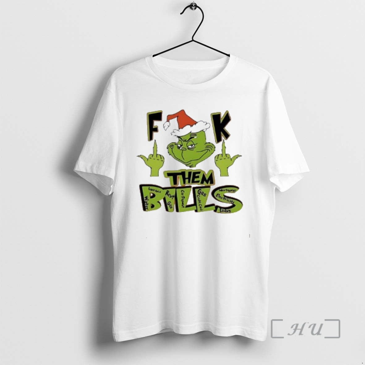 Officials Fuck Them Bills 2025 Grinch Middle Finger T-Shirts, Hoodie, Sweatshirt | AU18TeeNovaLab.com