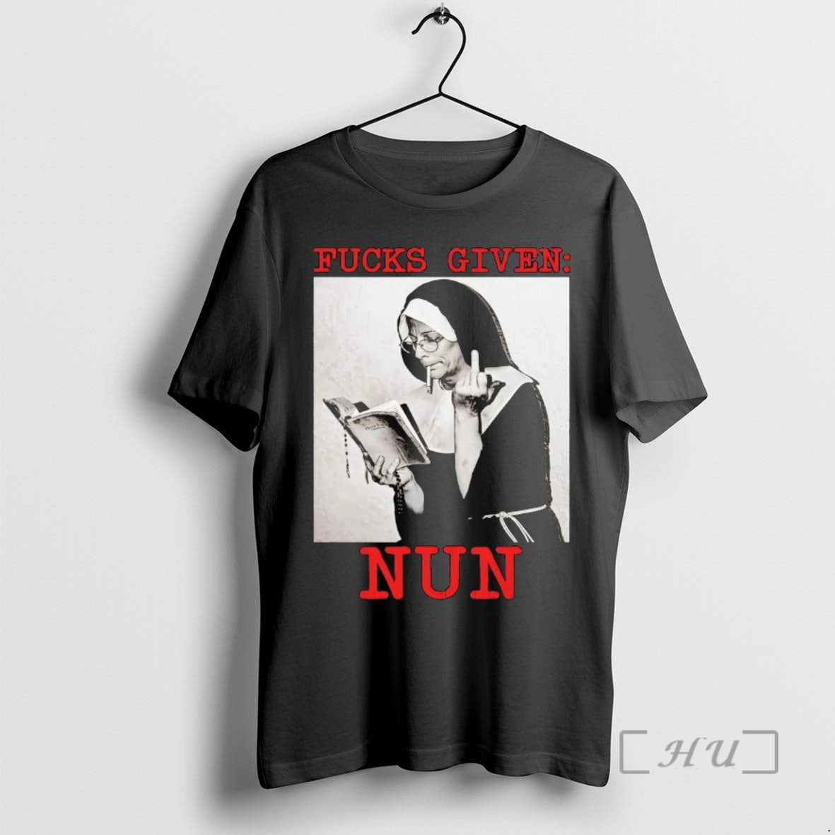 Officials Fucks Given Nun Middle Finger T-Shirts, Hoodie, Sweatshirt | AU18TeeNovaLab.com