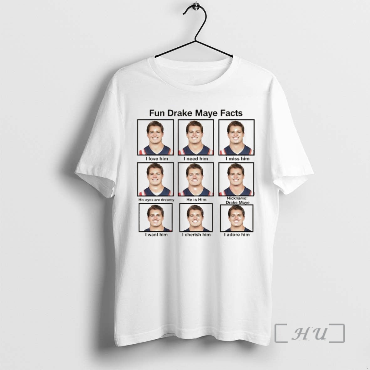 Officials Fun Drake Maye Facts He Is Him I Love Him Premium T Shirts Sweater Hoodie, Sweatshirt | AU18TeeNovaLab.com
