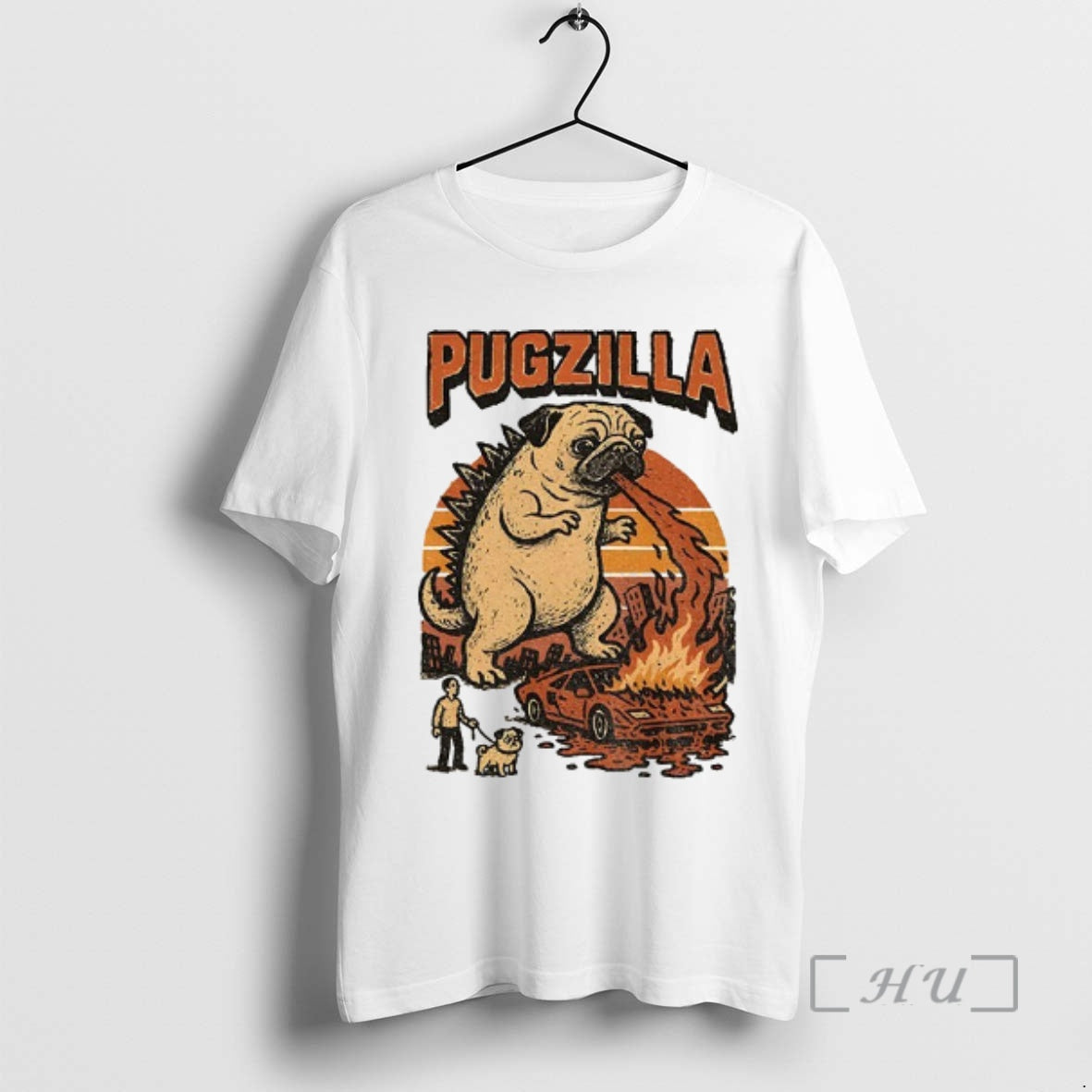 Officials Funny Pug Godzilla T-Shirts, Hoodie, Sweatshirt | AU18TeeNovaLab.com