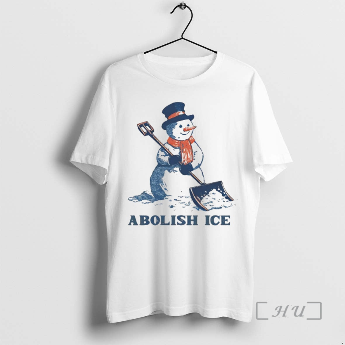 Officials Funny Winter Cute Snowman Abolish Ice T-Shirts, Hoodie, Sweatshirt | AU18TeeNovaLab.com
