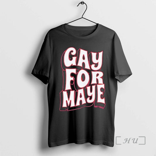 Officials Gay For Maye Text T-Shirts, Hoodie, Sweatshirt | AU18TeeNovaLab.com