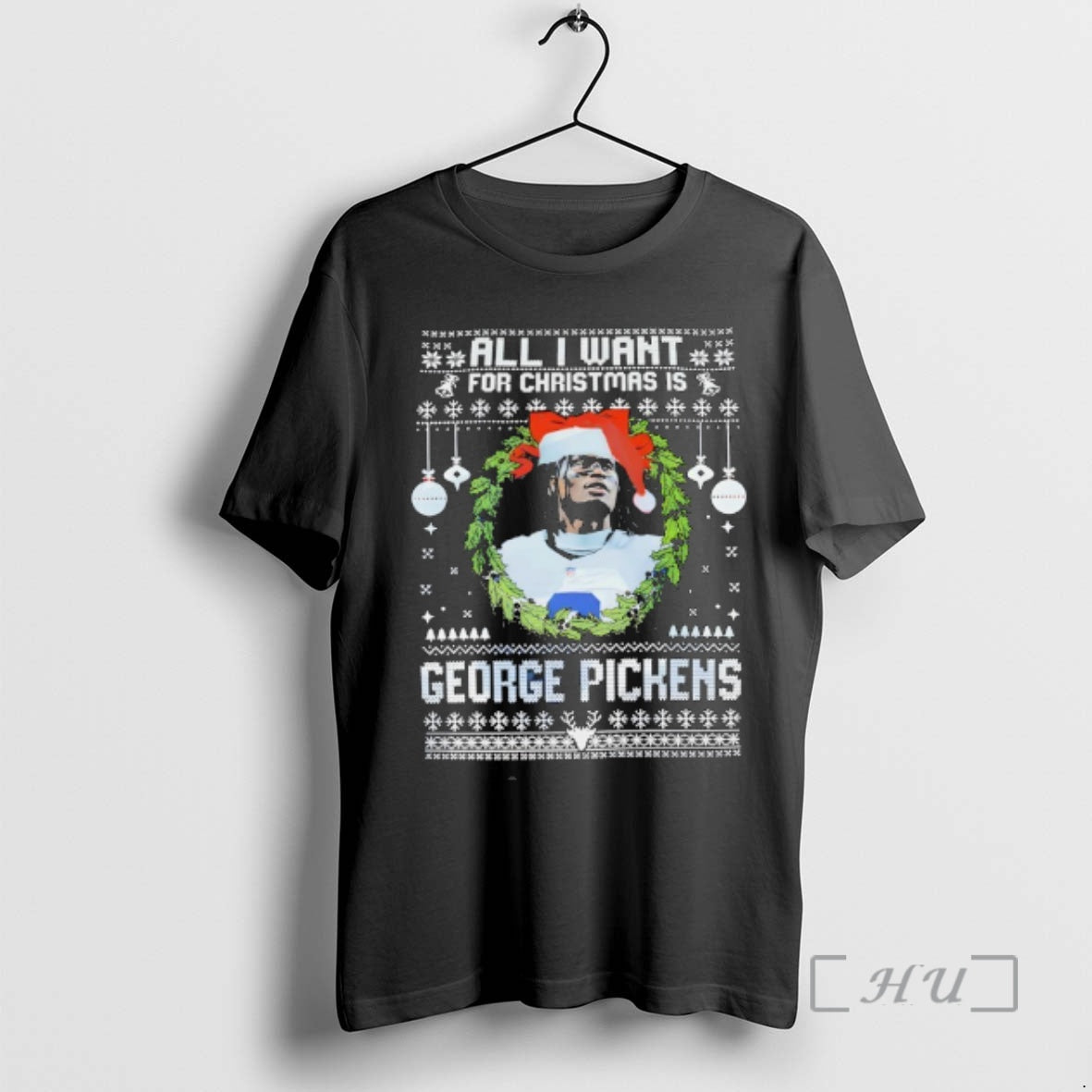 Officials George Pickens All I Want For Christmas T-Shirts, Hoodie, Sweatshirt | AU18TeeNovaLab.com