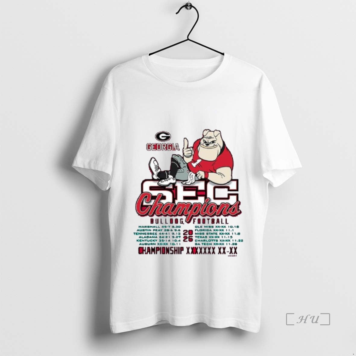 Officials Georgia Bulldogs 2025 Sec Football Conference Champions Recap T-Shirts, Hoodie, Sweatshirt | AU18TeeNovaLab.com