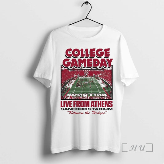 Officials Georgia Bulldogs 2025 College Gameday Live From Athens T-Shirts, Hoodie, Sweatshirt | AU18TeeNovaLab.com