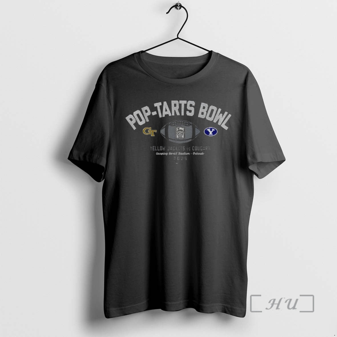 Officials Georgia Tech Yellow Jackets Vs Byu Cougars 2025 Pop Tarts Bowl 2 Team Premium T-Shirts, Hoodie, Sweatshirt