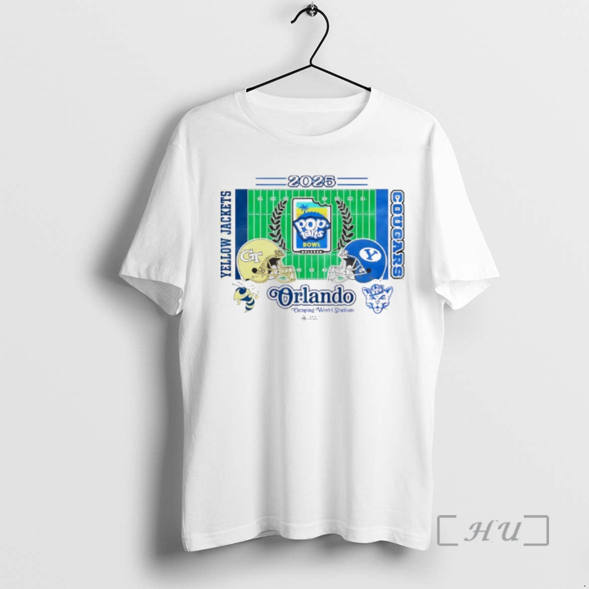 Officials Georgia Tech Yellow Jackets Vs Byu Cougars 2025 Pop Tarts Bowl 2 Team Stadium T-Shirts, Hoodie, Sweatshirt