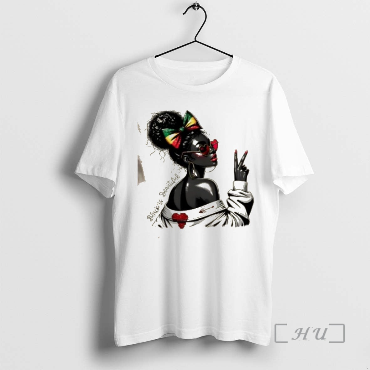 Officials Girl Black Is Beautiful Peace T-Shirts, Hoodie, Sweatshirt | AU18TeeNovaLab.com