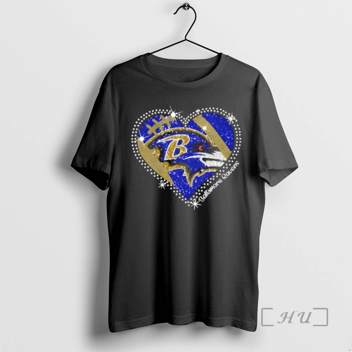 Officials Glitter Heart Baltimore Ravens Football Logo T-Shirts, Hoodie, Sweatshirt | AU18TeeNovaLab.com