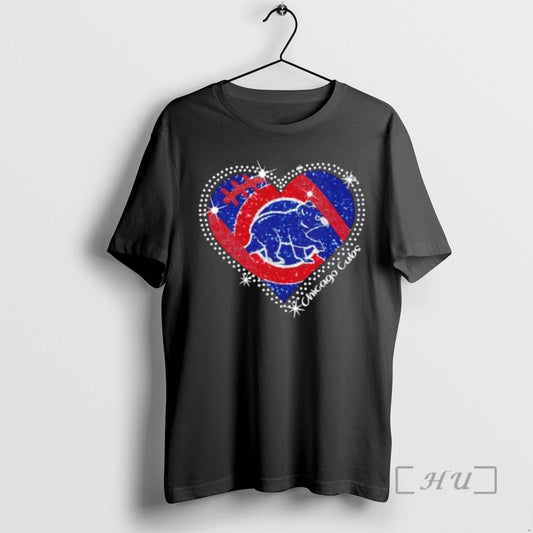 Officials Glitter Heart Chicago Cubs Baseball Logo T-Shirts, Hoodie, Sweatshirt | AU18TeeNovaLab.com