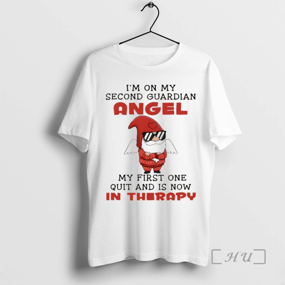 Officials Gnome Im On My Second Guardian Angel My First One Quit And Is Now T-Shirts, Hoodie, Sweatshirt | AU18TeeNovaLab.com