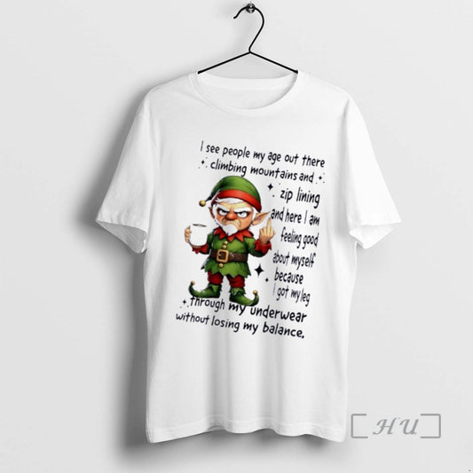 Officials Gnomes I See People My Age Out There Climbing Mountains And Zip Lining And T-Shirts, Hoodie, Sweatshirt