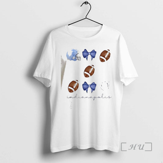 Officials Go Indianapolis Football Helmet Bow 1 Fan Graphic Team Spirit Premium T Shirts Sweater Hoodie, Sweatshirt