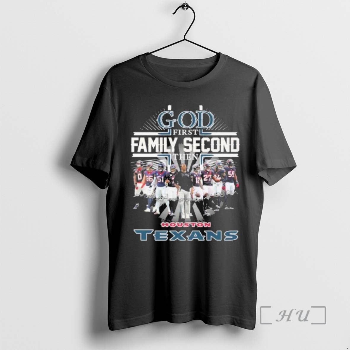 Officials God First Family Second Then Houston Texans Playoffs T-Shirts, Hoodie, Sweatshirt | AU18TeeNovaLab.com
