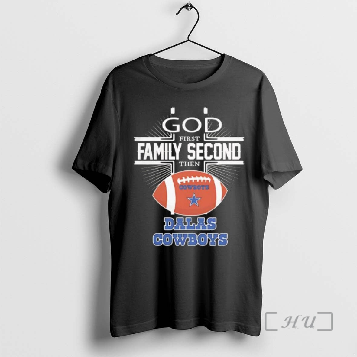 Officials God First Family Second Then Dallas Cowboys Logo T-Shirts, Hoodie, Sweatshirt | AU18TeeNovaLab.com