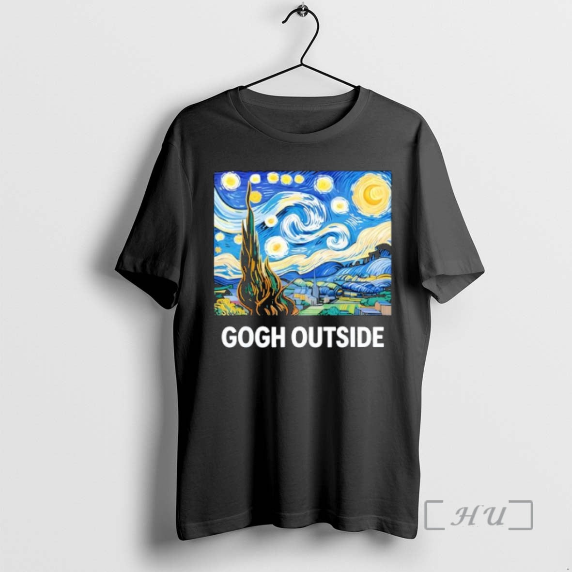 Officials Gogh Outside Starry Starry Night Vincent Van Gogh T-Shirts, Hoodie, Sweatshirt | AU18TeeNovaLab.com