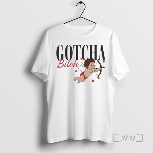 Officials Gotcha Bitch Cupid Circle T-Shirts, Hoodie, Sweatshirt | AU18TeeNovaLab.com