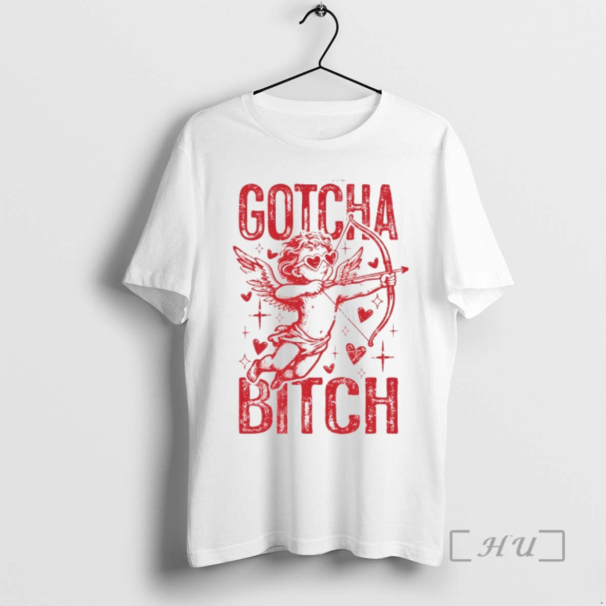 Officials Gotcha Bitch Valentines Day T-Shirts, Hoodie, Sweatshirt | AU18TeeNovaLab.com
