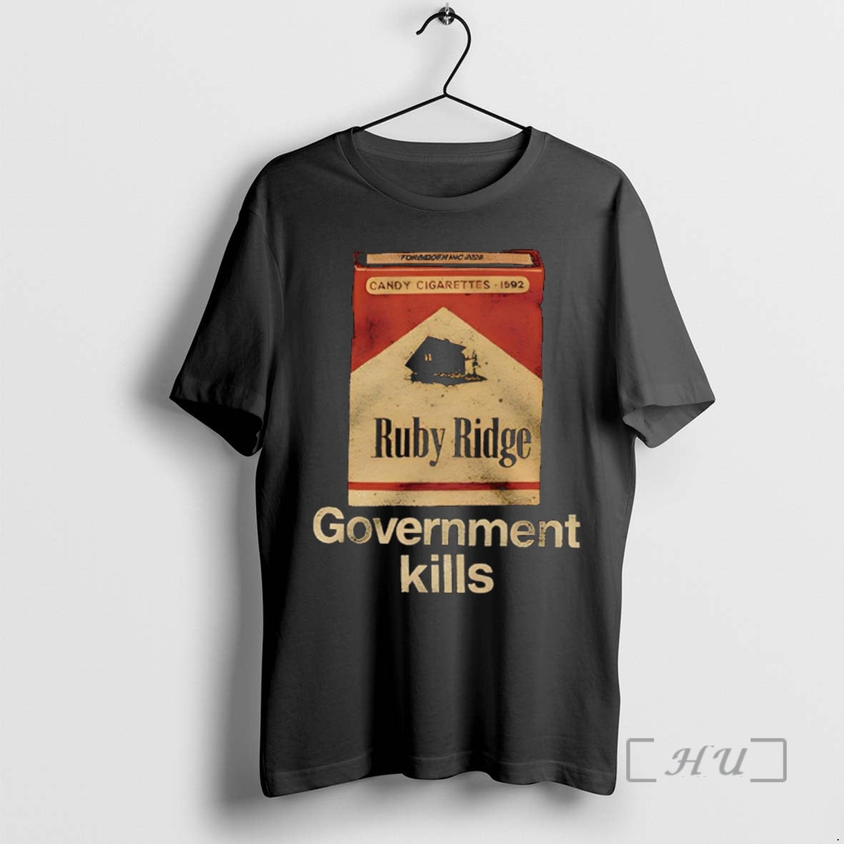 Officials Government Kills Ruby Ridge Candy Cigarettes T-Shirts, Hoodie, Sweatshirt | AU18TeeNovaLab.com