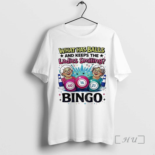 Officials Grandma What Has Balls And Keeps The Smiling Bingo T-Shirts, Hoodie, Sweatshirt | AU18TeeNovaLab.com