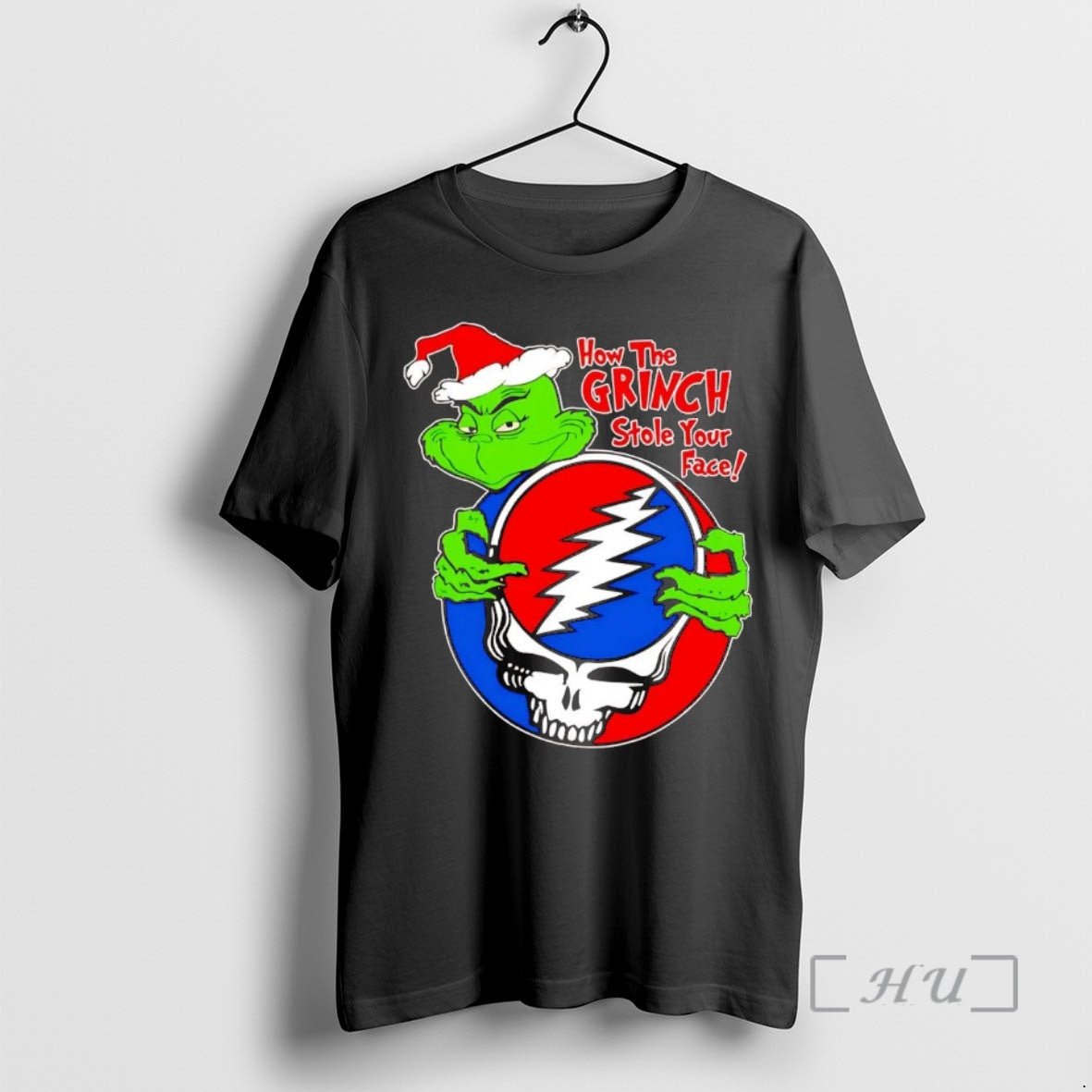 Officials Grateful Dead How The Grinch Stole Your Face T-Shirts, Hoodie, Sweatshirt | AU18TeeNovaLab.com