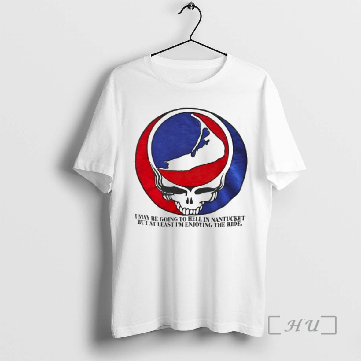 Officials Grateful Dead I May Be Going To Hell In Nantucket But At Least Im T-Shirts, Hoodie, Sweatshirt | AU18TeeNovaLab.com