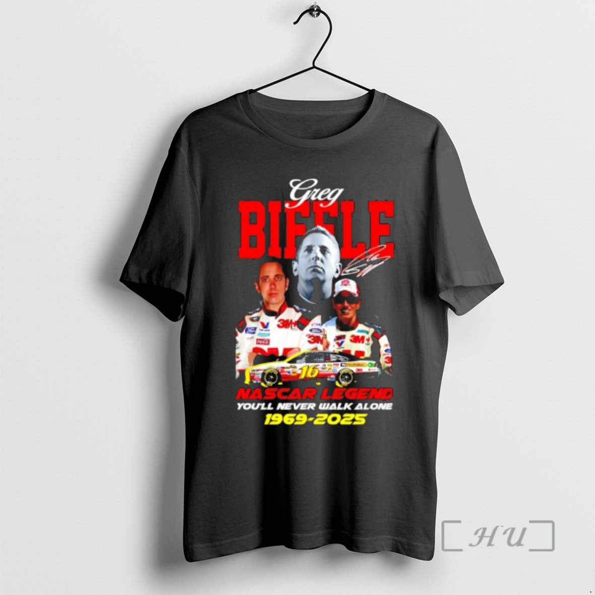 Officials Greg Biffle Nascar Legend Youll Never Walk Alone 1969 2025 Premium T Shirts Sweater Hoodie, Sweatshirt