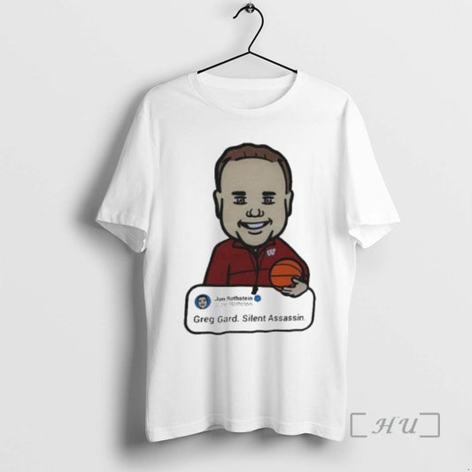 Officials Greg Gard Silent Assassin Circle White T-Shirts, Hoodie, Sweatshirt | AU18TeeNovaLab.com