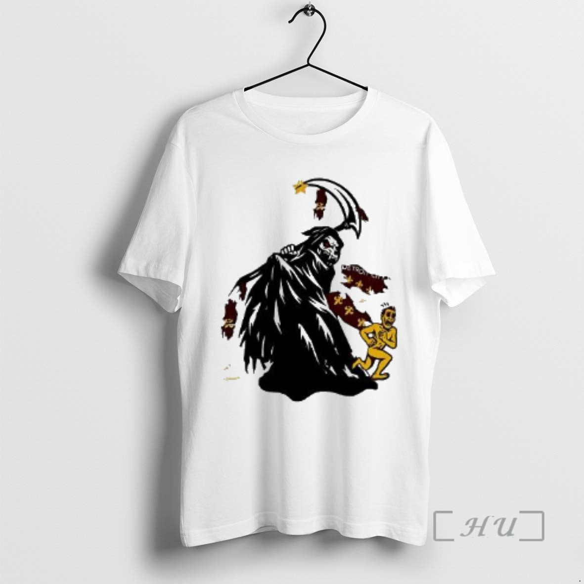 Officials Grim Reaper Destroy Detroit 2025 Playoff Woman T-Shirts, Hoodie, Sweatshirt | AU18TeeNovaLab.com