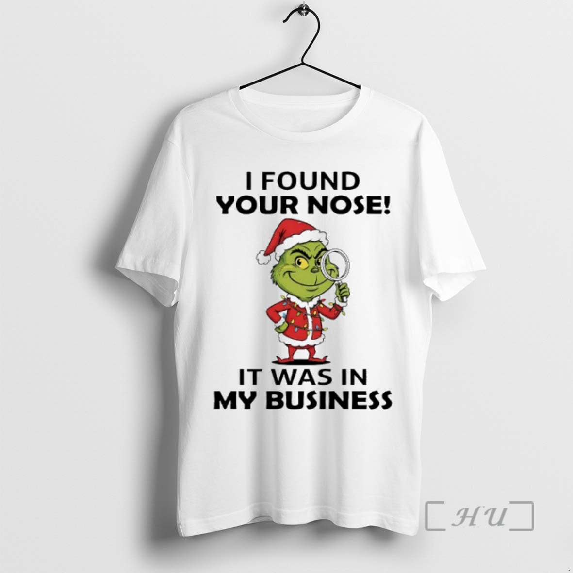 Officials Grinch I Found Your Nose It Was In My Business Christmas 2025 Premium T-Shirts, Hoodie, Sweatshirt