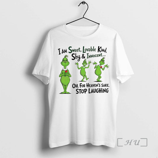Officials Grinch I Am Sweet Lovable Kind Shy And Innocent T-Shirts, Hoodie, Sweatshirt | AU18TeeNovaLab.com
