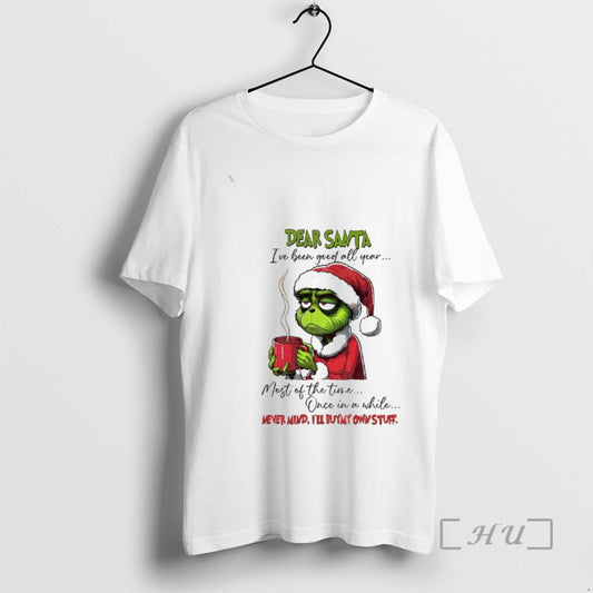 Officials Grinch Santa Ive Been Good All Year Most Of The Time Once In T-Shirts, Hoodie, Sweatshirt | AU18TeeNovaLab.com