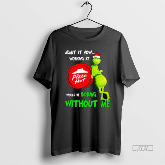 Officials Grinch Santa Admit It Now Working At Pizza Hut Logo Would Be Boring Without
