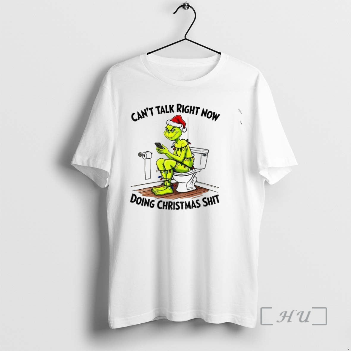 Officials Grinch Santa Cant Talk Right Now Doing Christmas Shit T-Shirts, Hoodie, Sweatshirt | AU18TeeNovaLab.com