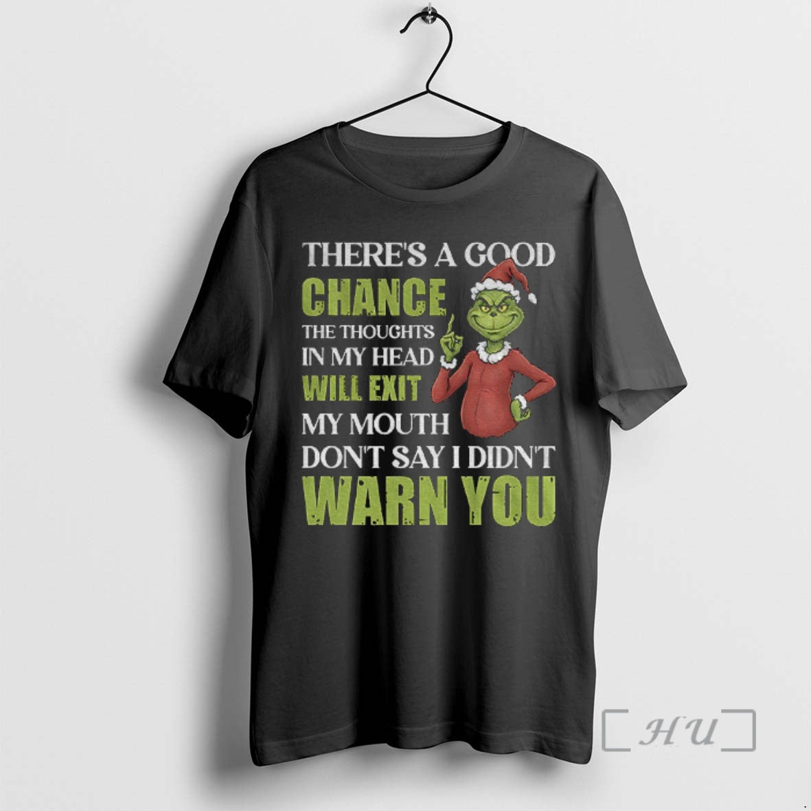 Officials Grinch Santa Theres A Good Chance The Thoughts In My Head Will Exit My T-Shirts, Hoodie, Sweatshirt