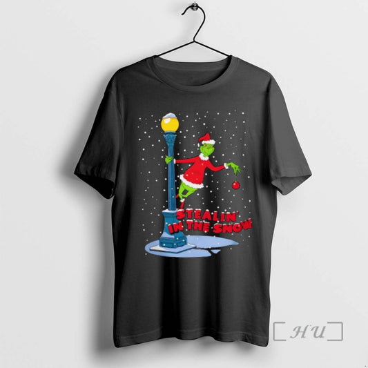 Officials Grinch Stealing In The Snow T-Shirts, Hoodie, Sweatshirt | AU18TeeNovaLab.com