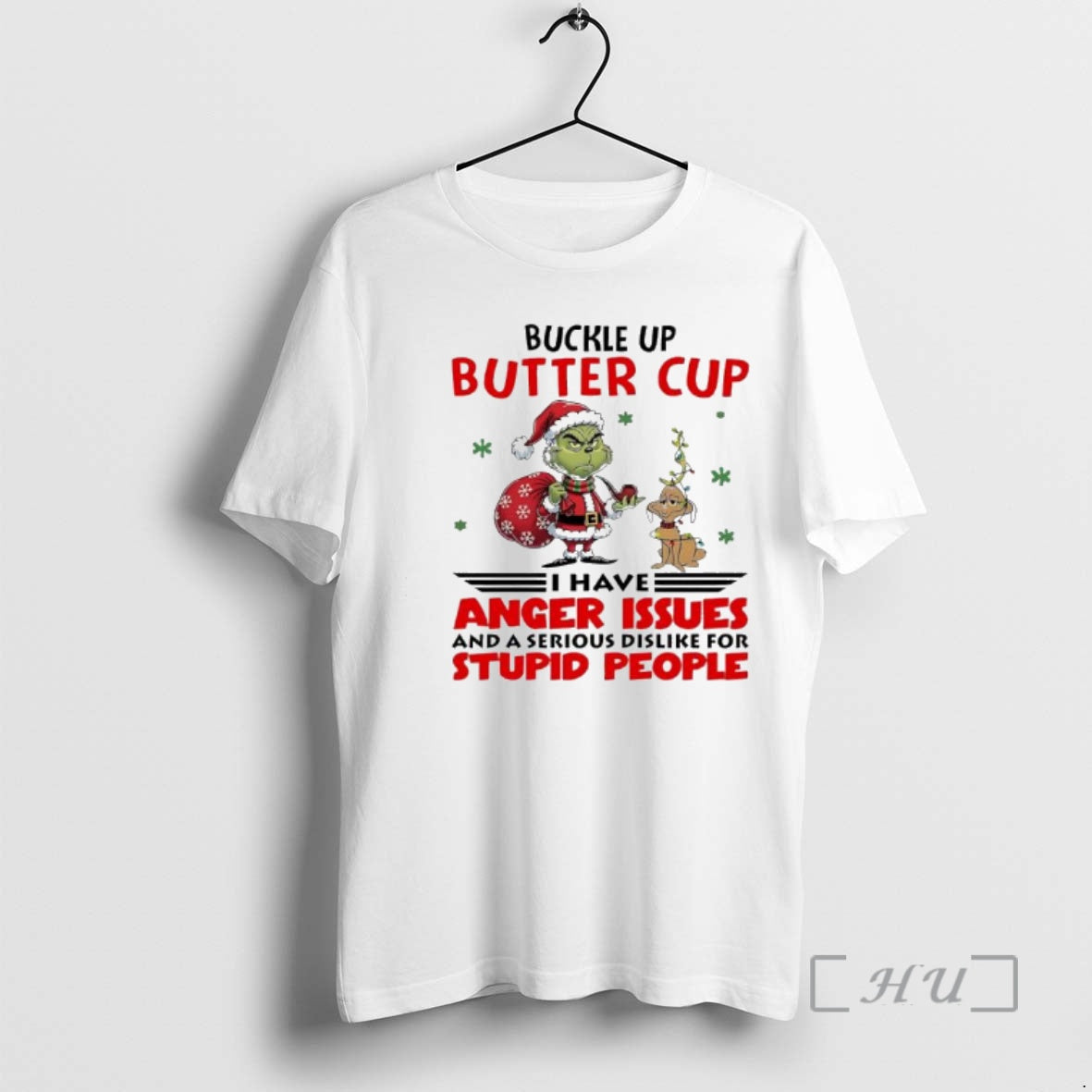 Officials Grinch And Dog Max Buckle Up Butter Cup T-Shirts, Hoodie, Sweatshirt | AU18TeeNovaLab.com