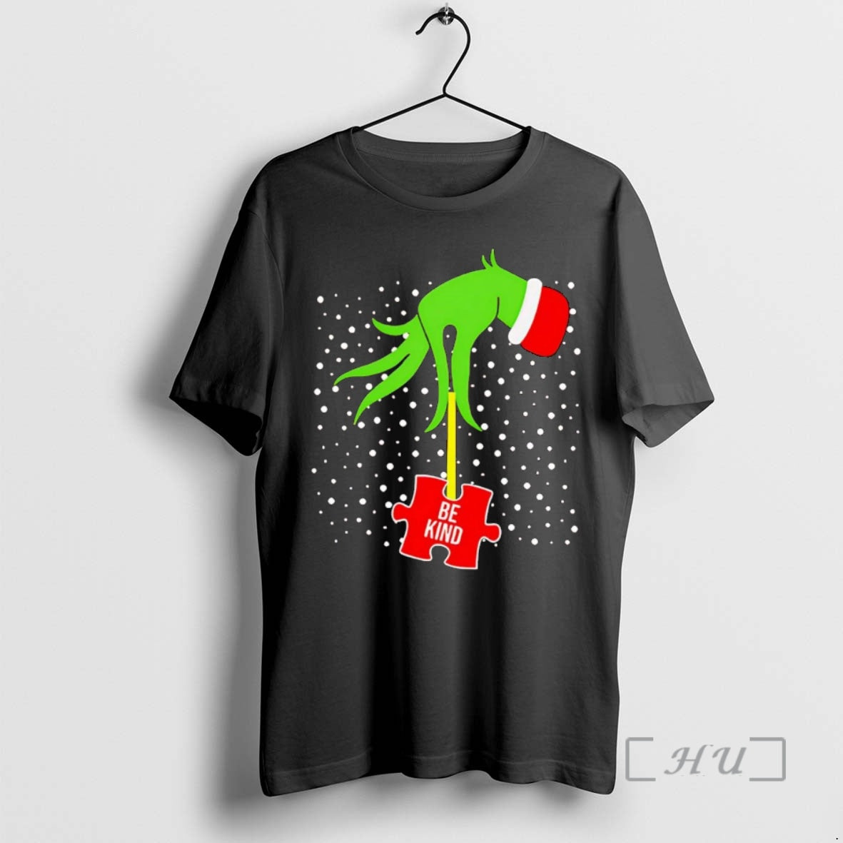 Officials Grinch Hand Be Kind Puzzle Autism Awareness Christmas T-Shirts, Hoodie, Sweatshirt | AU18TeeNovaLab.com