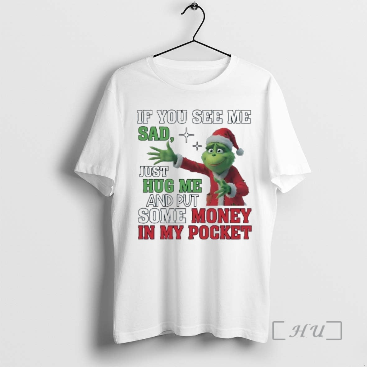 Officials Grinch If You See Me Sad Just Hug Me T-Shirts, Hoodie, Sweatshirt | AU18TeeNovaLab.com