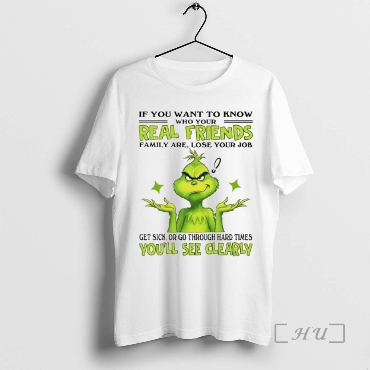 Officials Grinch If You Want To Know Who Your Real Friends Family Are Premium T-Shirts, Hoodie, Sweatshirt